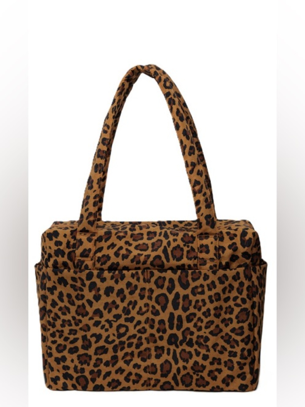 Baggu Small Cloud Carry On in Leopard NWT